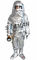 समुद्री अग्निशमन उपकरण / एल्यूमिनियम पर्ण कम्पोजिट फैब्रिक हीट इन्सुलेशन फायरमैन सुरक्षा सूट